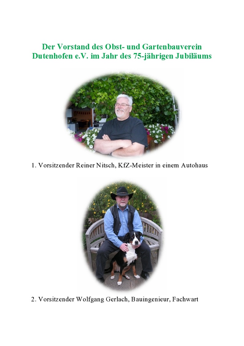 Festschrift vom 75.